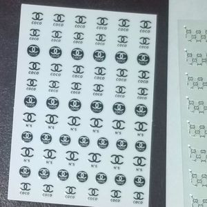 4 Sheets Fashion Nail Art Stickers
